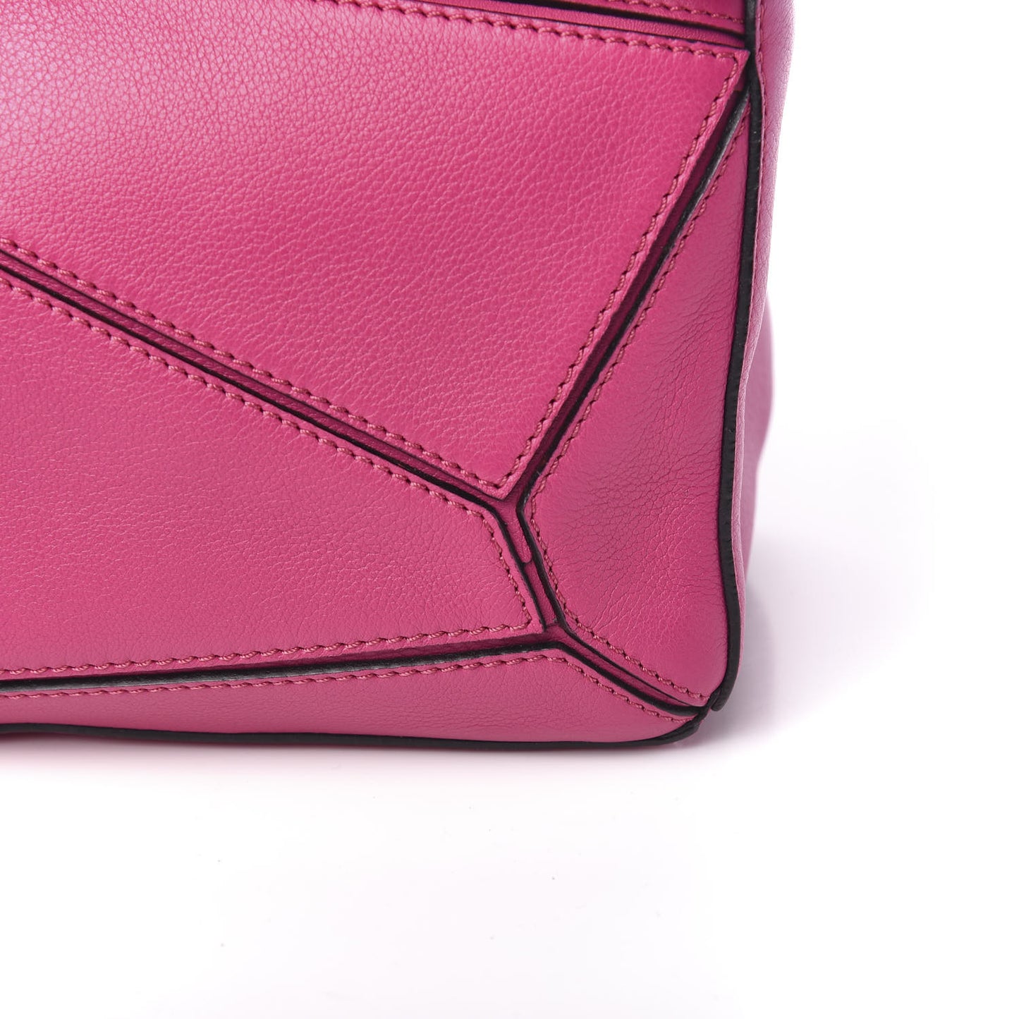 Calfskin Small Puzzle Bag Fuchsia
