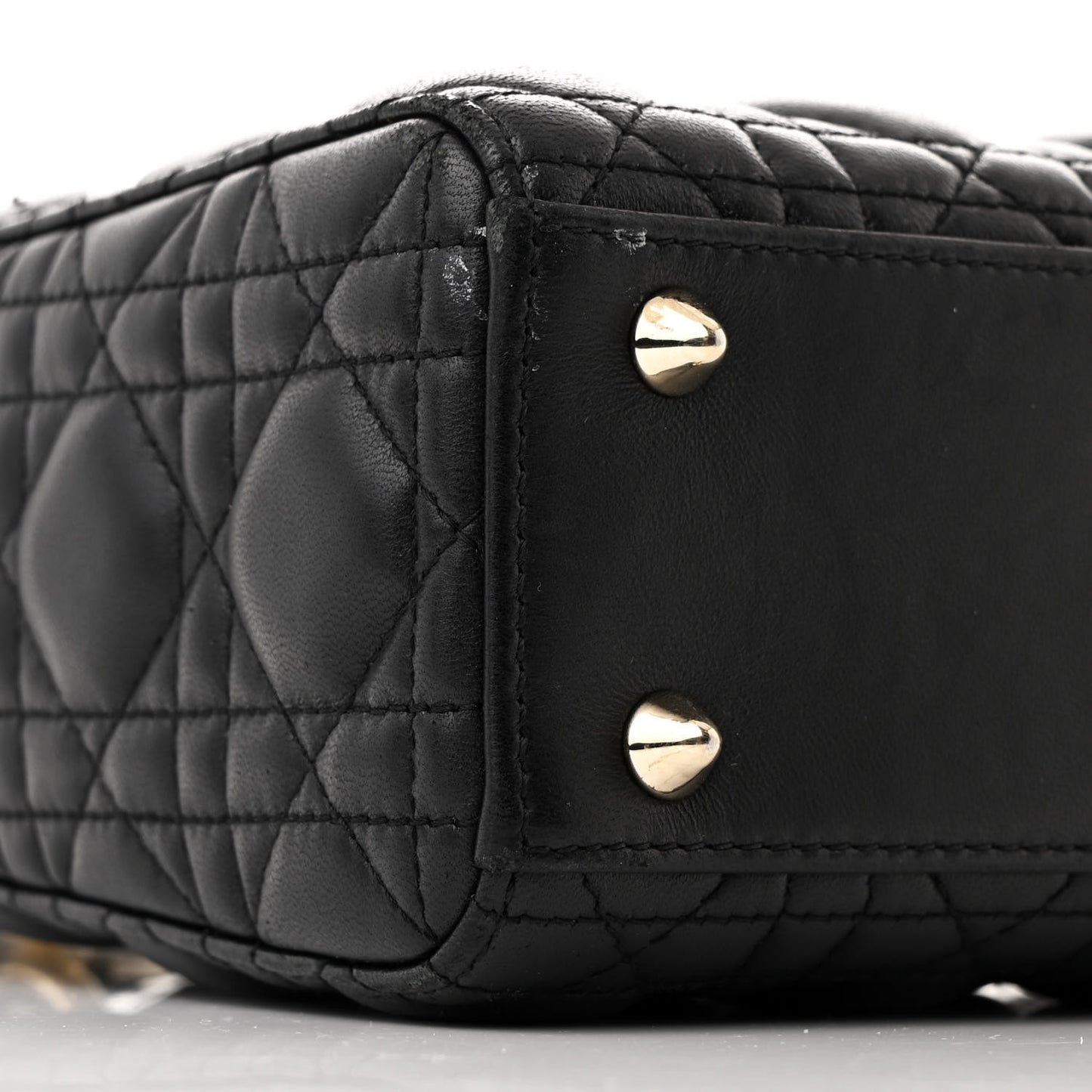 Lambskin Cannage Small My ABCDior Lady Dior Black