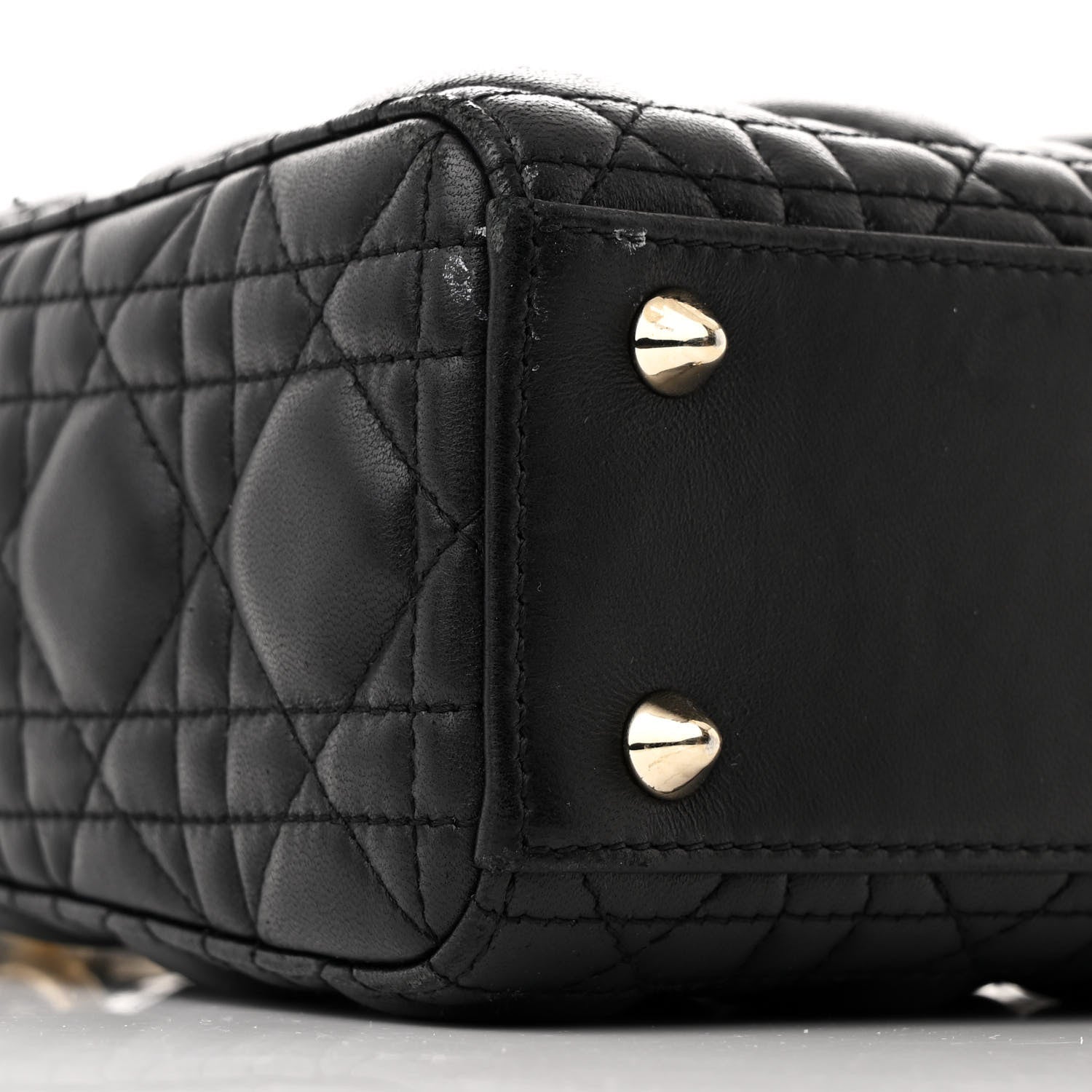 Christian Dior Lambskin Cannage Small My ABCDior Lady Dior Black 8 of 10
