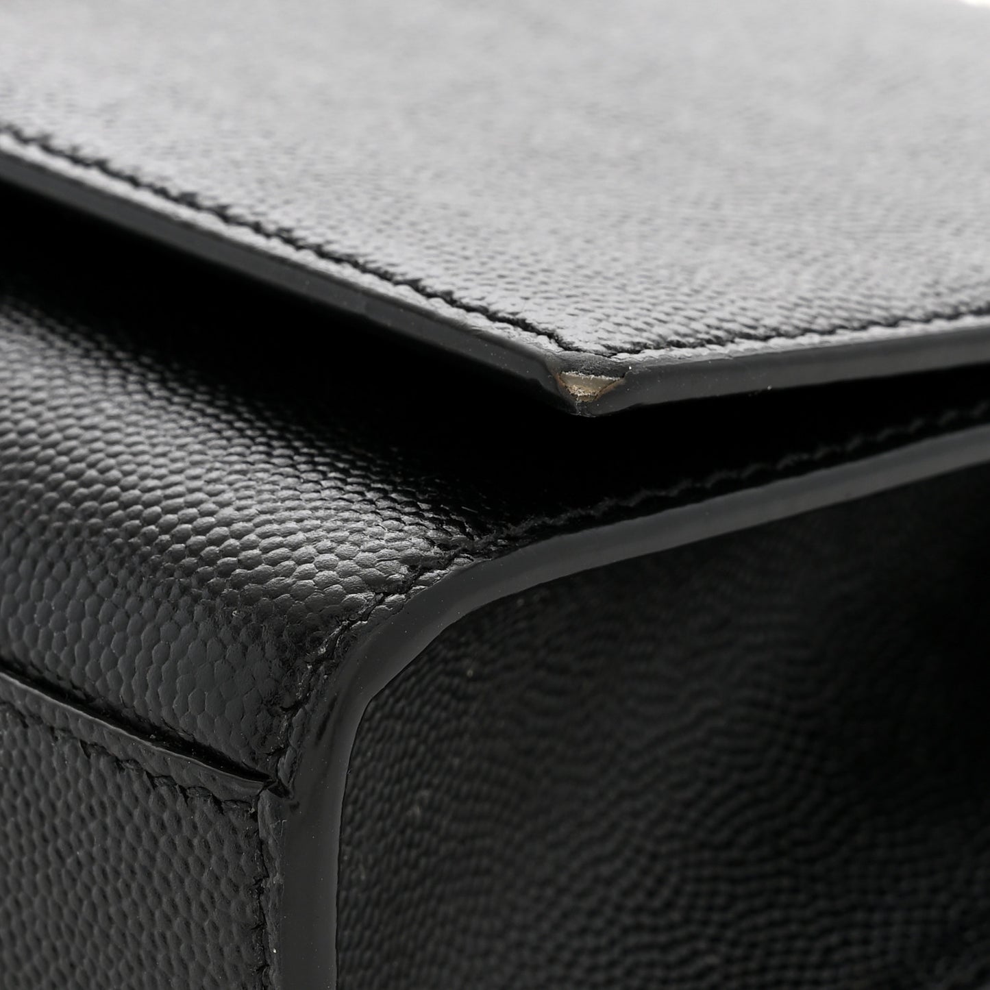 Grain De Poudre Small Monogram Kate Satchel Black