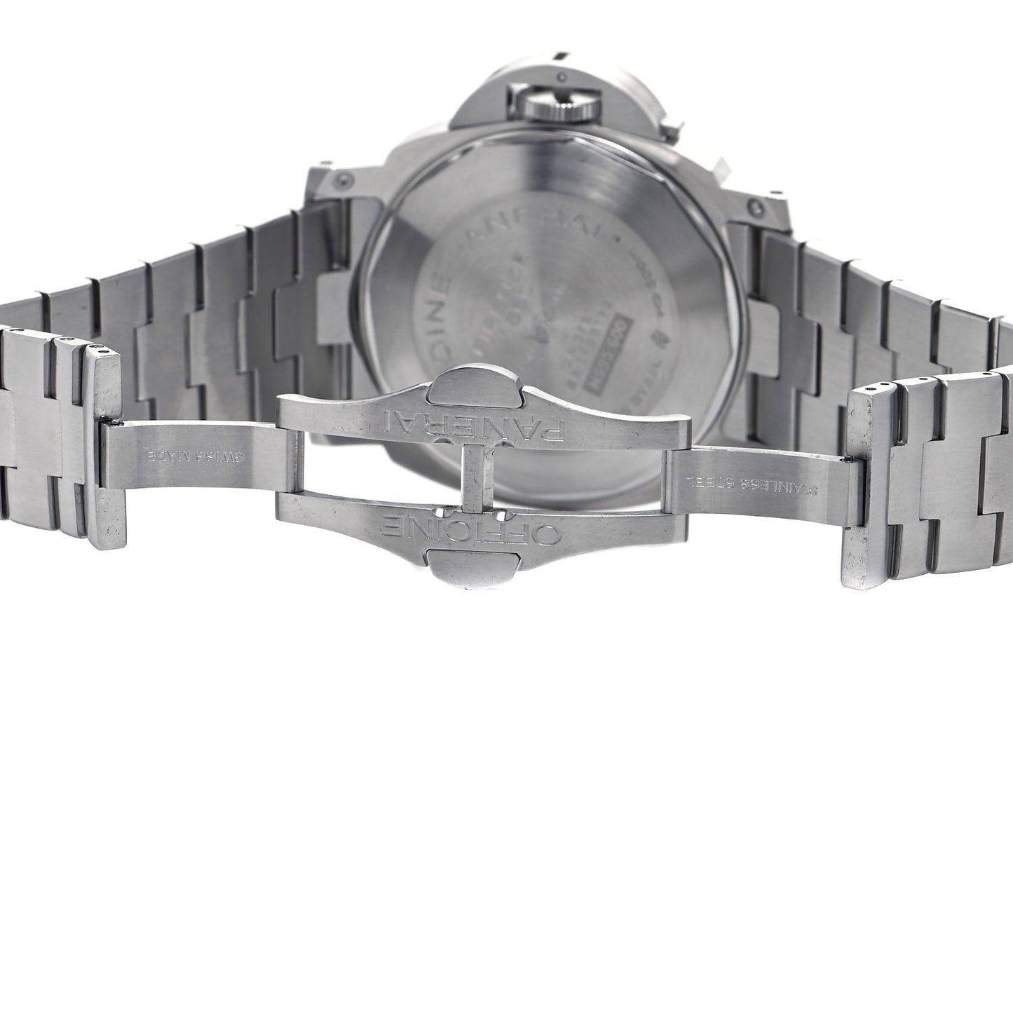 Stainless Steel 44mm Luminor GMT Automatic Watch Black PAM00297