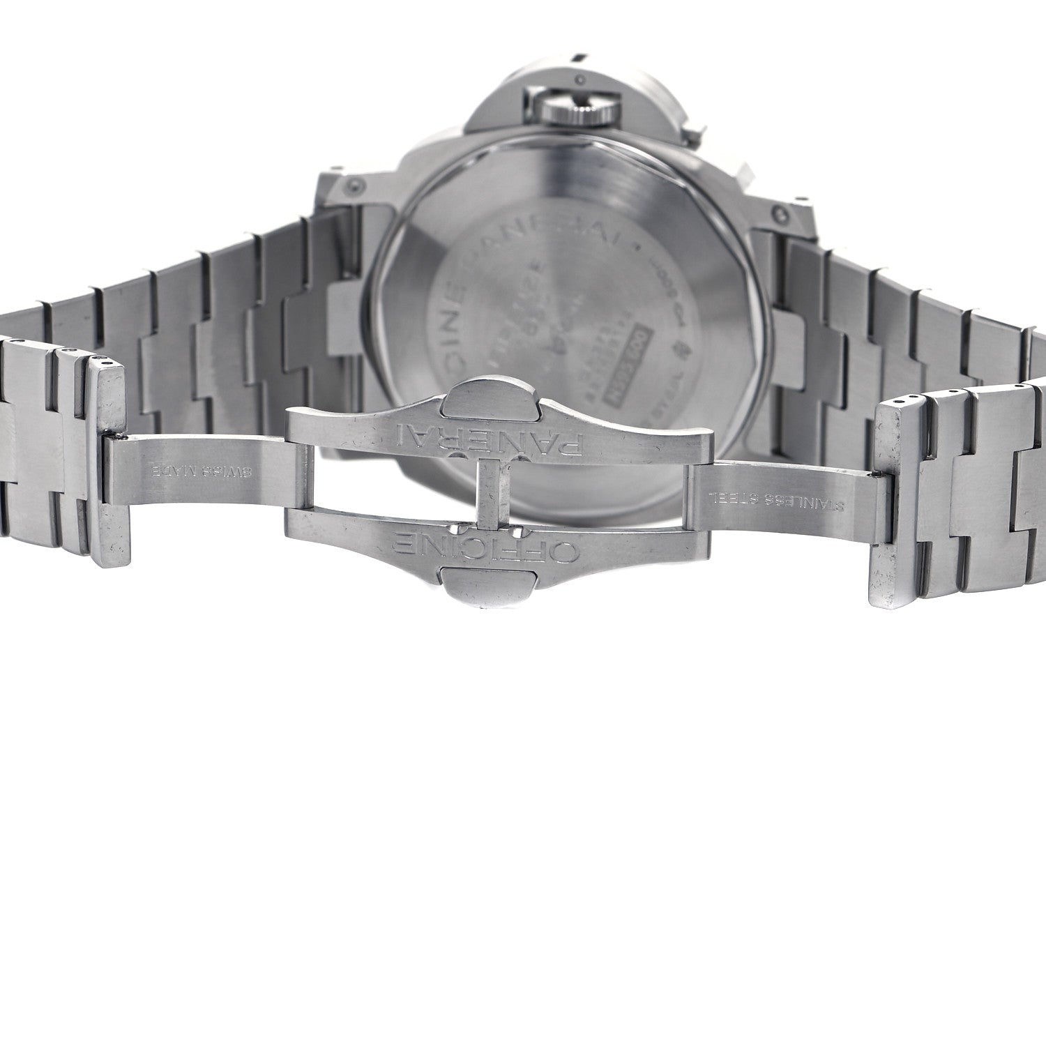 Panerai Stainless Steel 44mm Luminor GMT Automatic Watch Black PAM00297 5 of 7