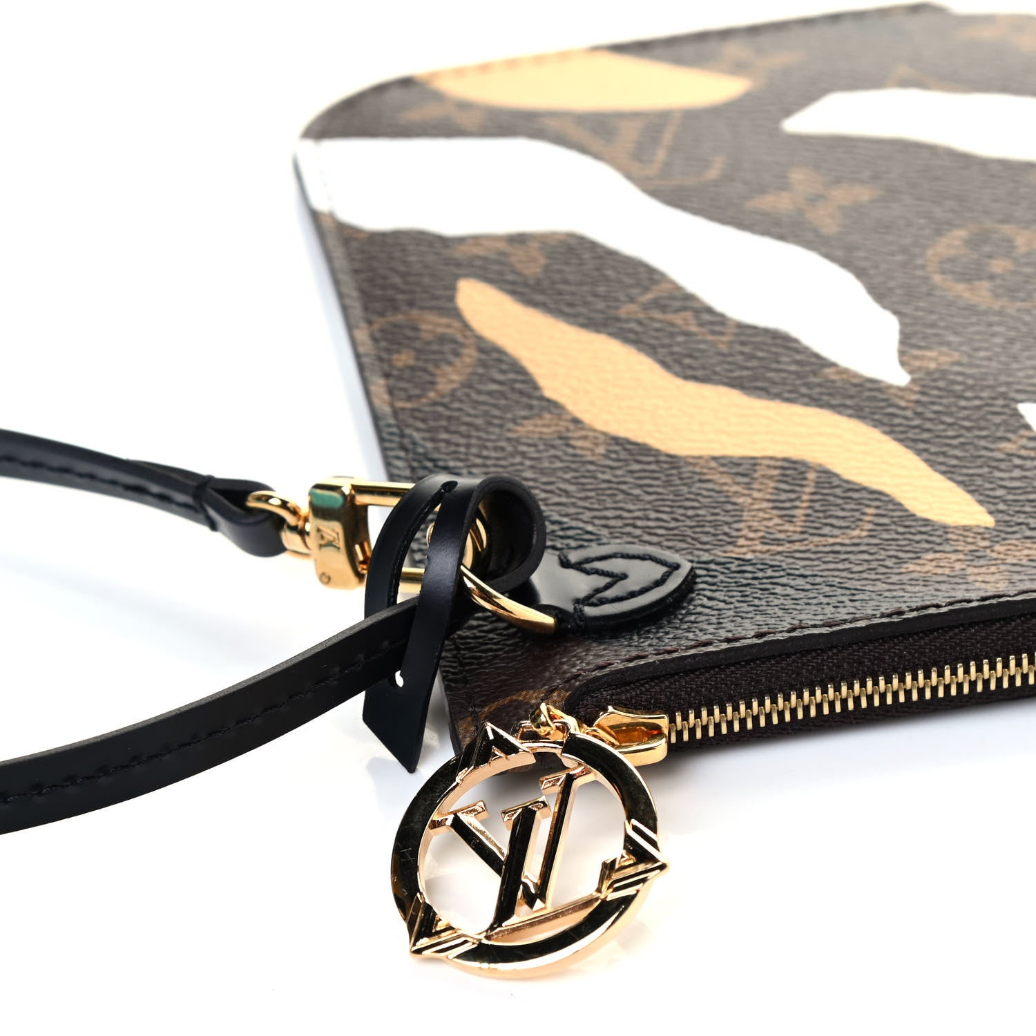 Louis Vuitton X LOL Monogram Neverfull MM GM Pochette Gold Silver 7 of 7