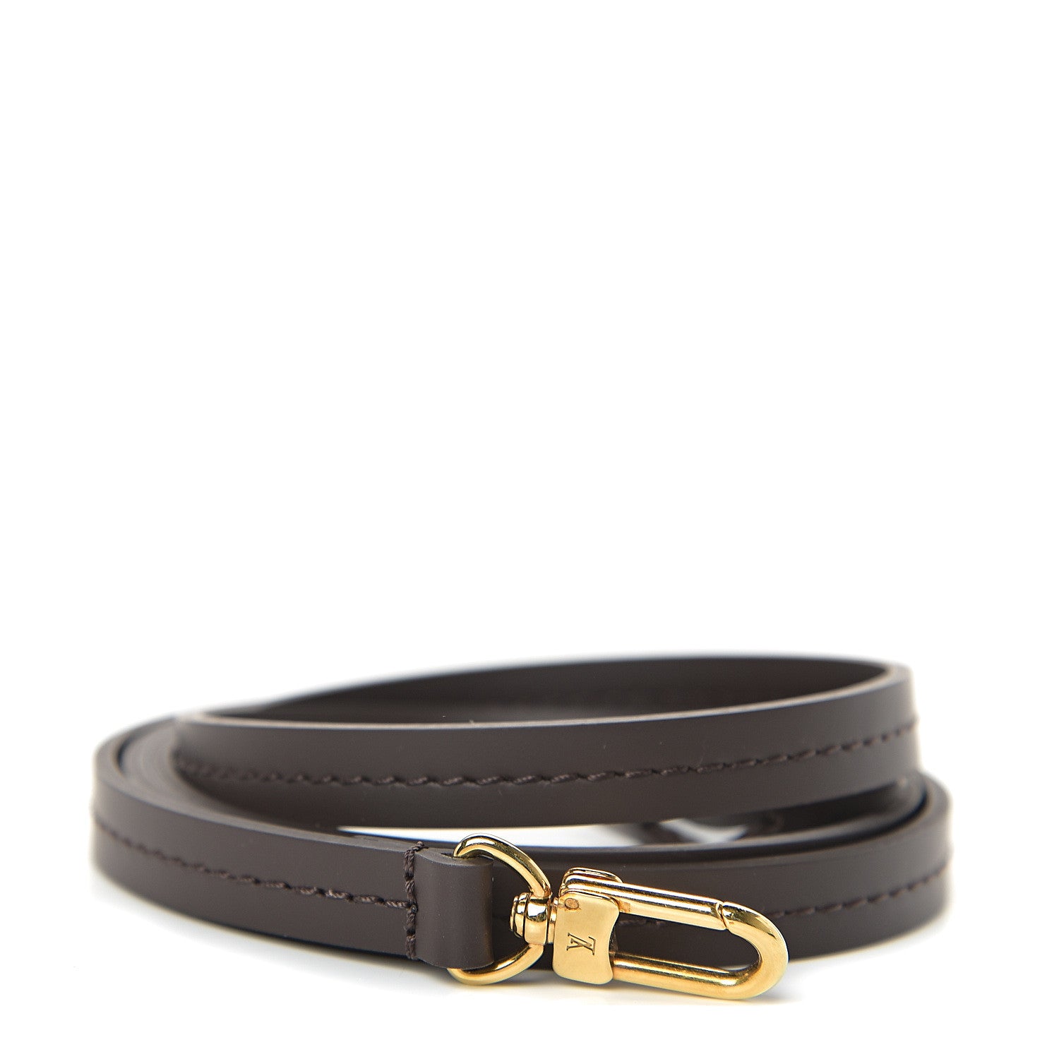Louis Vuitton Calfskin 12mm Favorite Long Strap Brown 1 of 2