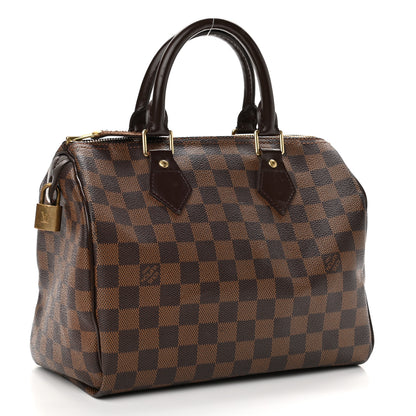 Louis Vuitton Damier Ebene Speedy 25 3 of 10