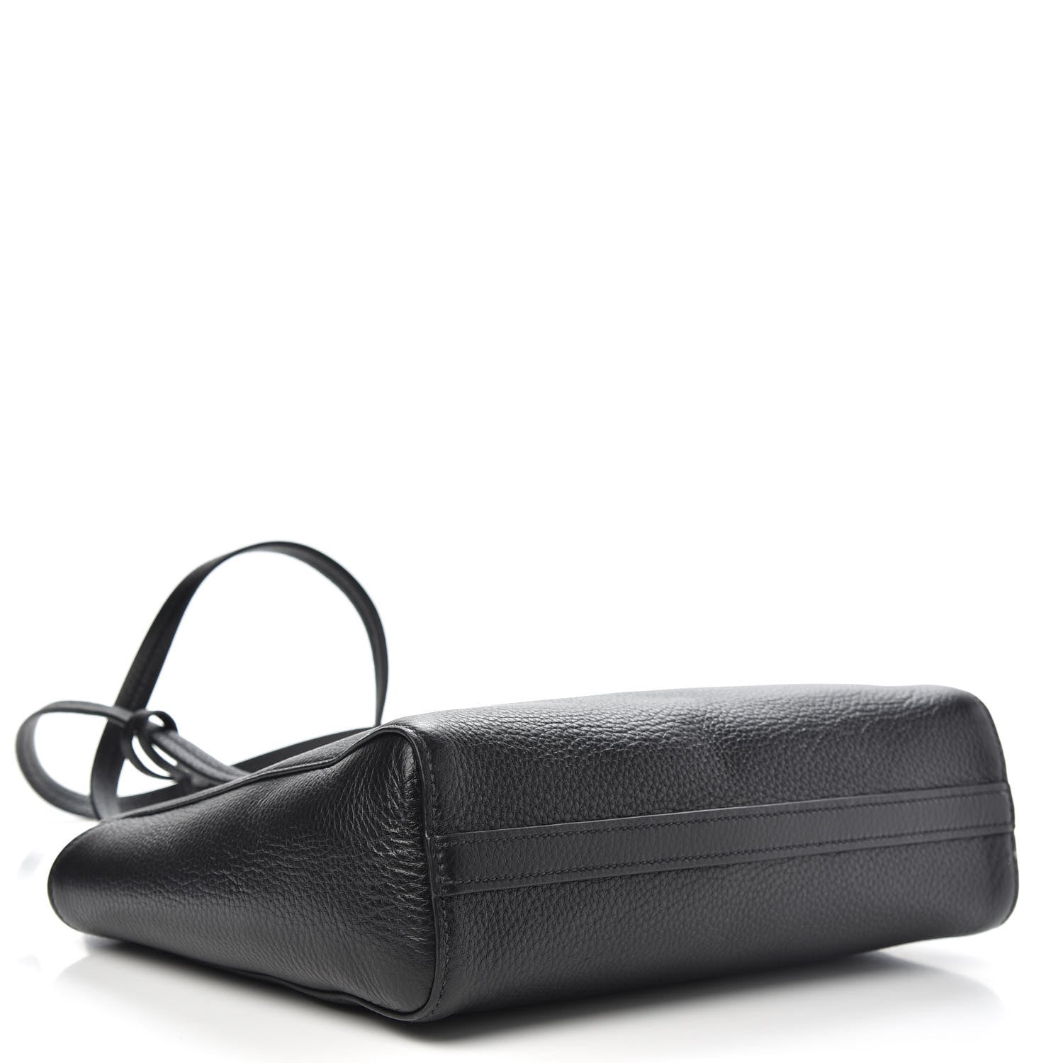 Prada Vitello Daino Shopping Tote Black 4 of 9