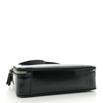 Prada Spazzolato Medium Brique Crossbody Bag Black 4 of 10