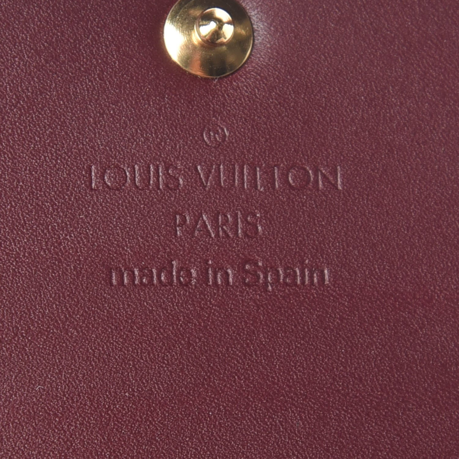 Louis Vuitton Vernis Business Card Holder Rouge Fauviste 8 of 9