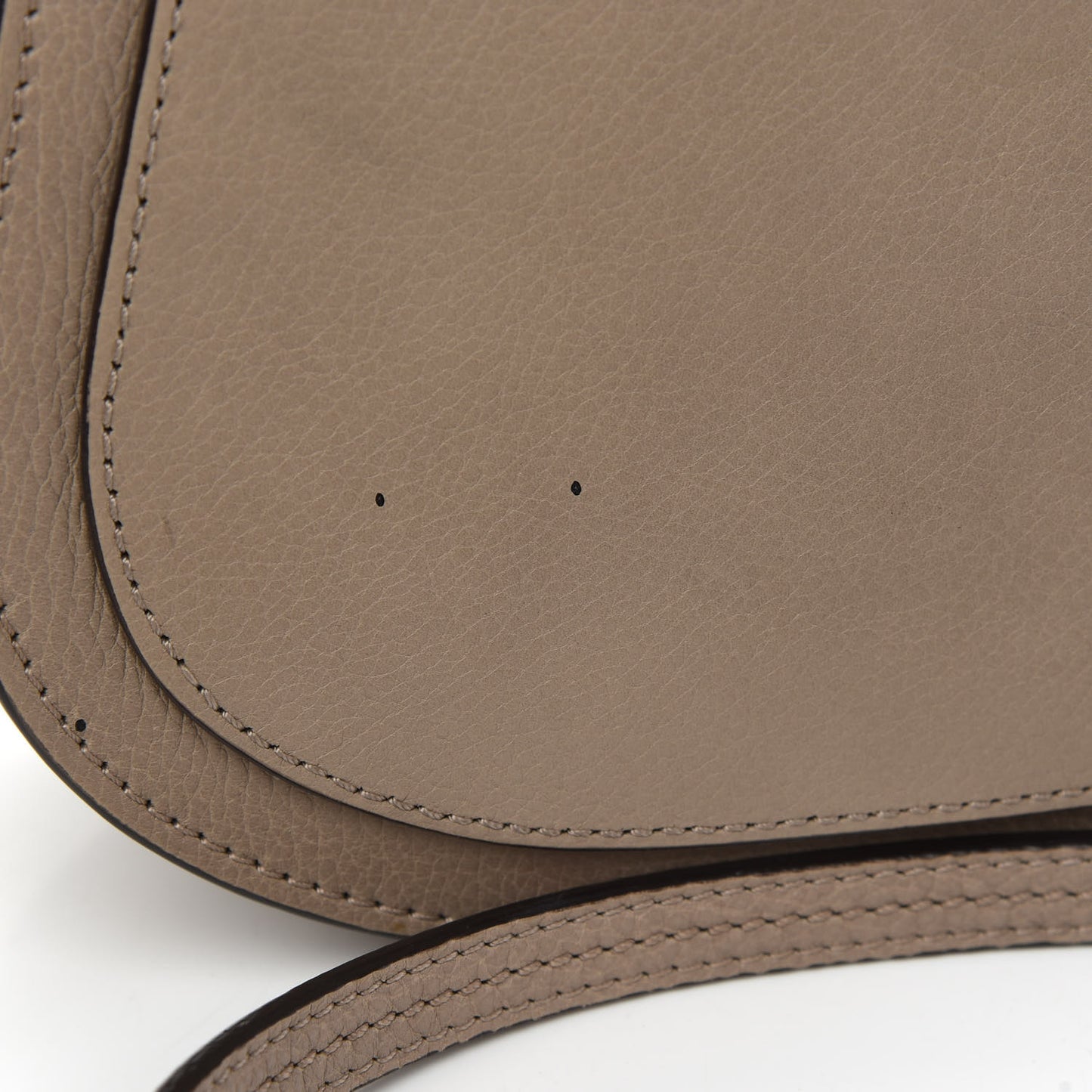 Calfskin Suede Small Nile Bracelet Bag Motty Grey