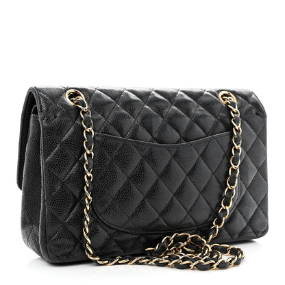 Chanel Caviar Quilted Medium Double Flap Black 3 of 16