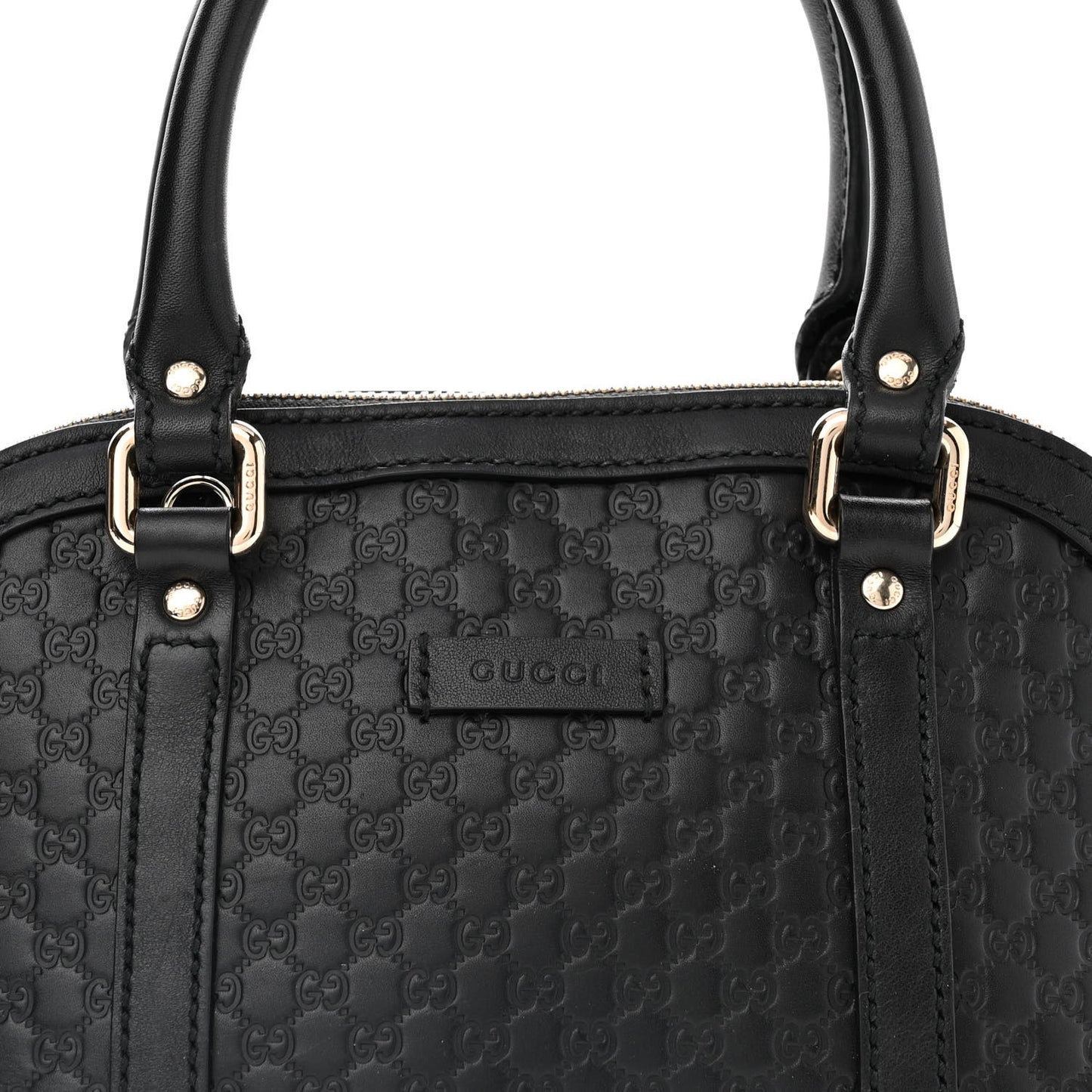 Microguccissima Mini Dome Bag Black