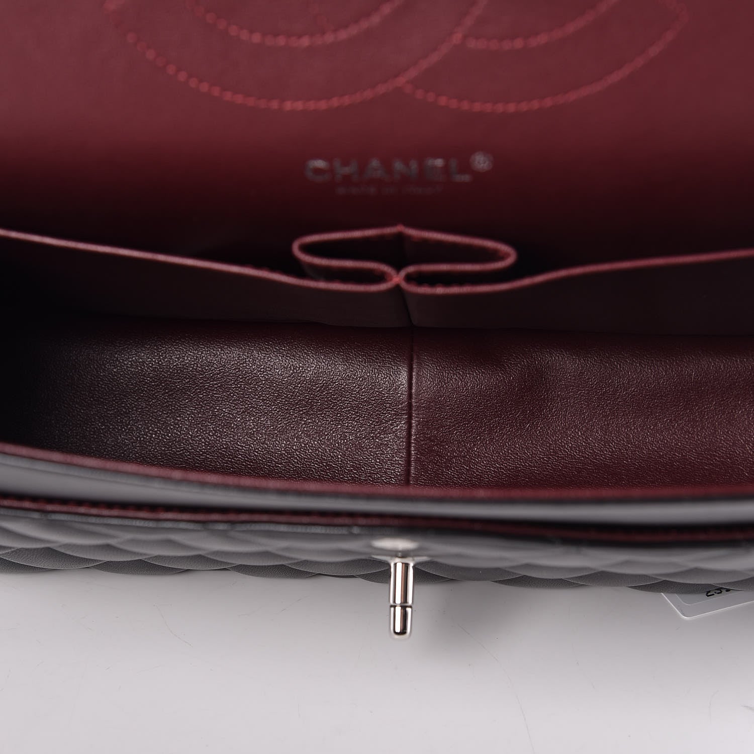 Chanel Lambskin Quilted Jumbo Double Flap Black 5 of 14