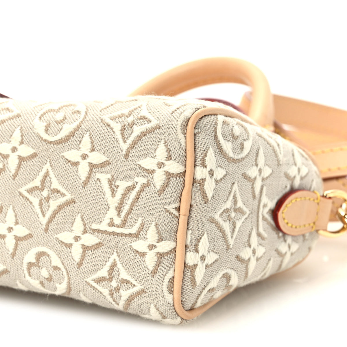 Louis Vuitton Jacquard Monogram Embleme Nano Speedy Peuplier 10 of 11