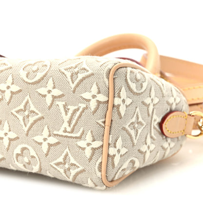 Louis Vuitton Jacquard Monogram Embleme Nano Speedy Peuplier 10 of 11