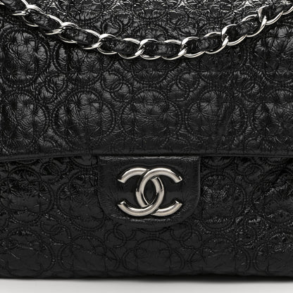 Chanel Vinyl Rock In Moscow Single Flap Black 8 of 10