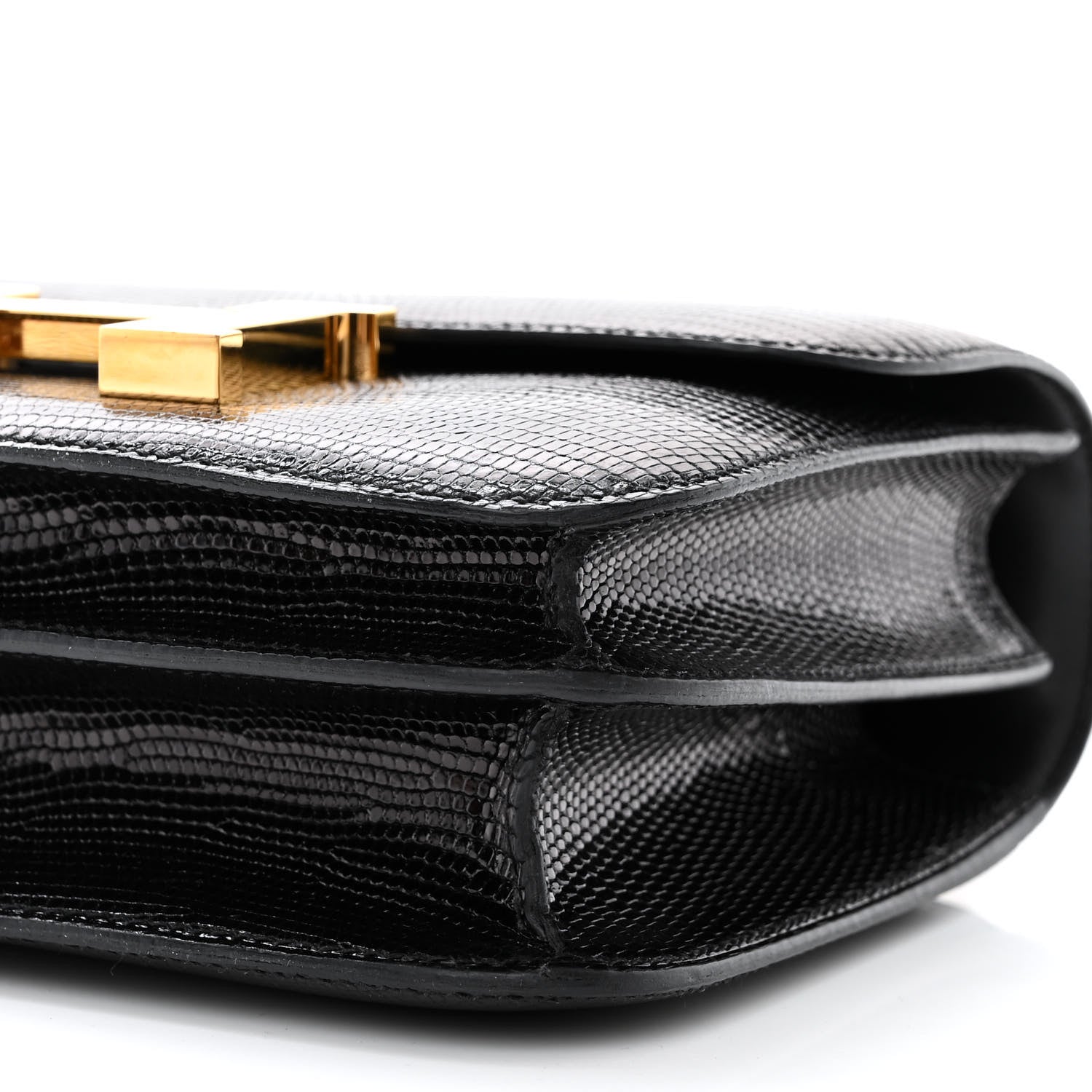 Hermes Lizard Constance 18 Black 10 of 11