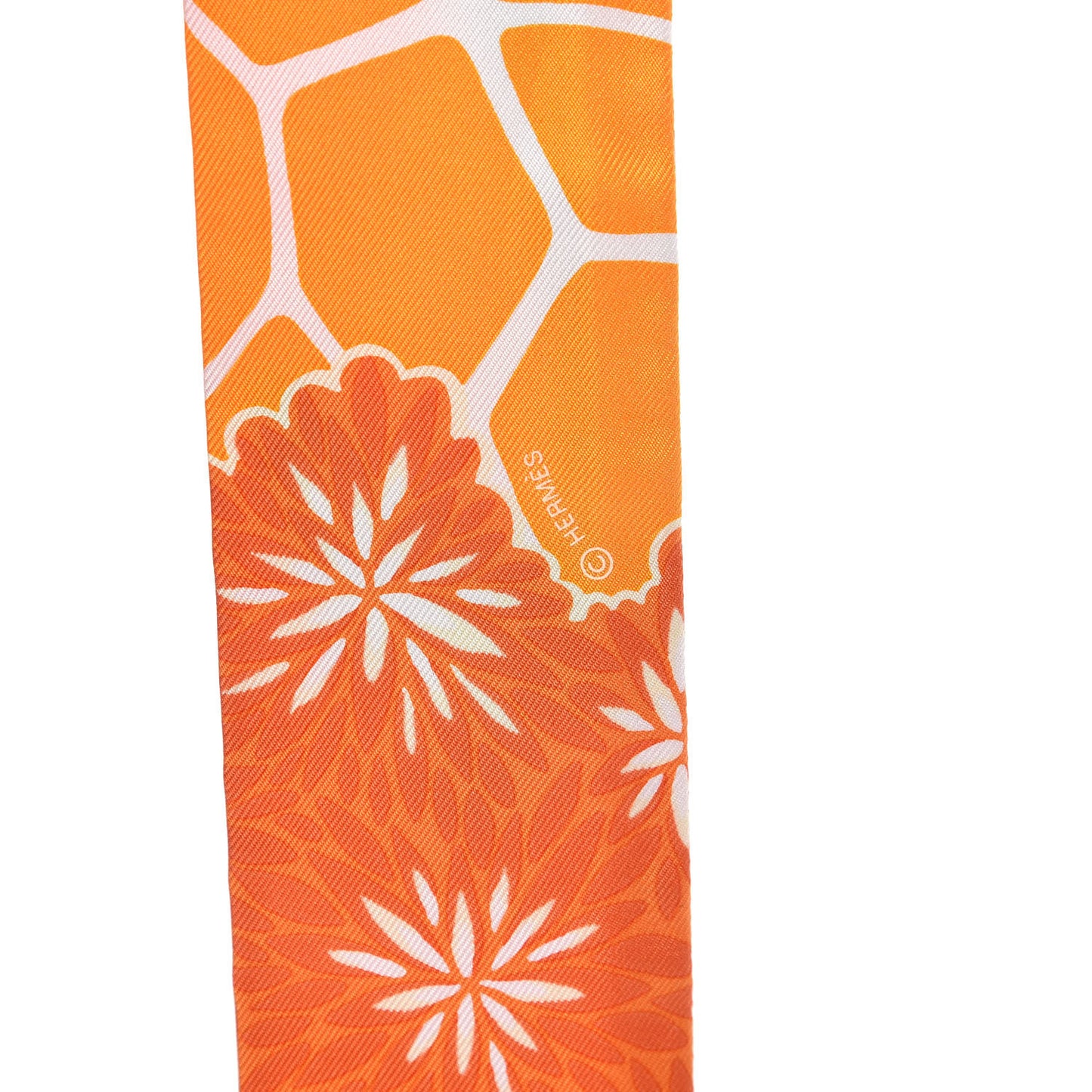 Silk The Three Graces Twilly Orange Mangue Anthracite