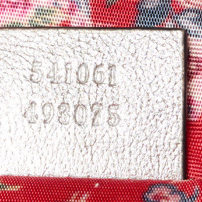 Gucci Laminated Nappa Trapuntata Small Zumi Shoulder Bag Rosso Marine Argento 8 of 11