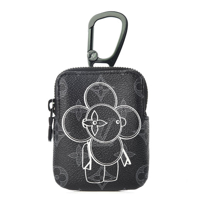 Louis Vuitton Monogram Eclipse Vivienne Zipper Key Ring 1 of 7