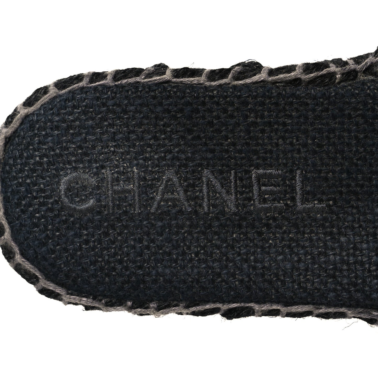 Cord Braided CC Mules 39 Black