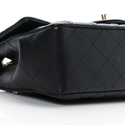 Chanel Lambskin Quilted Mini Rectangular Flap Black 8 of 9