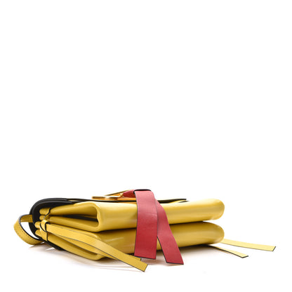 Valentino Garavani Smooth Calfskin Small VRing Crossbody Bag Senape 6 of 8