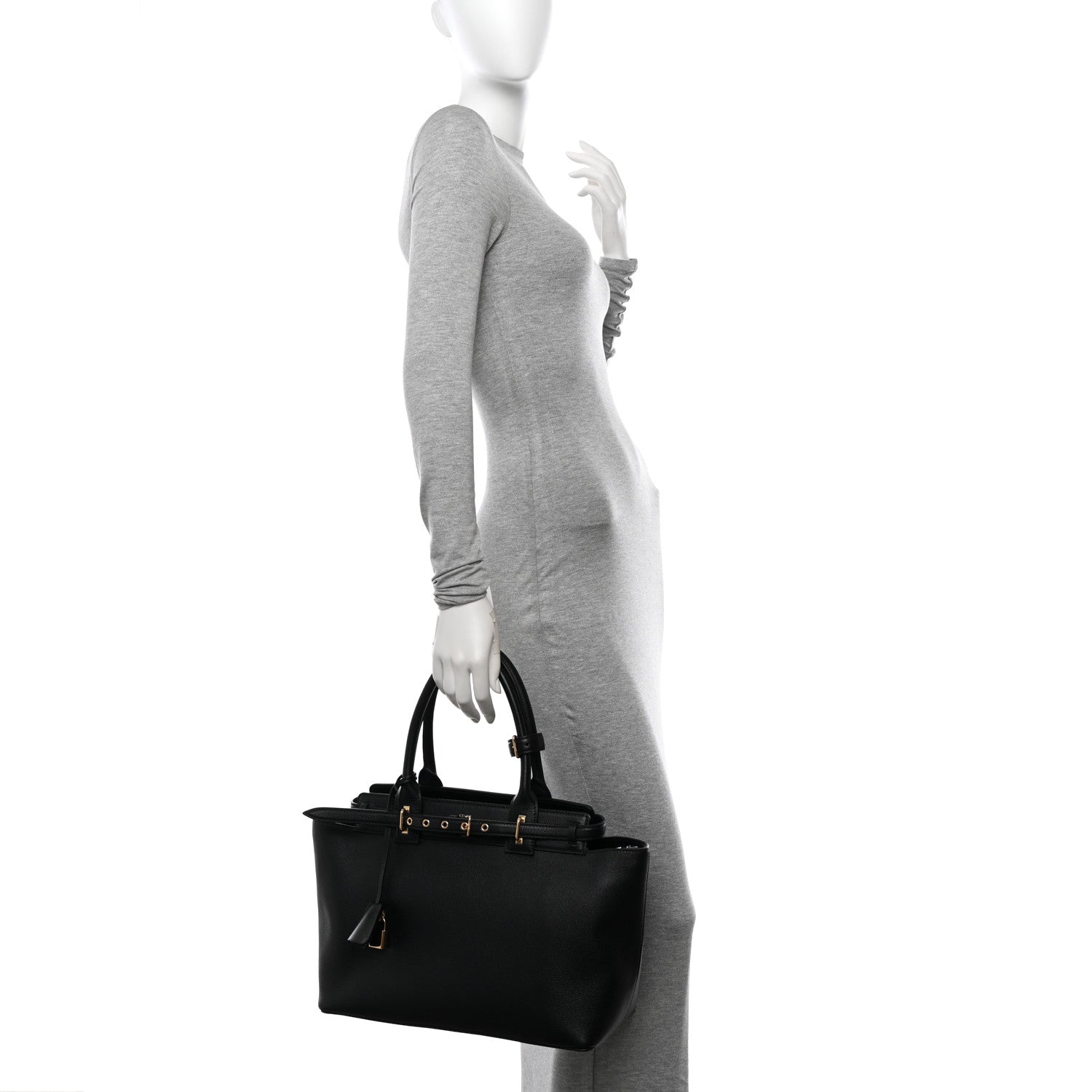 Celine Supple Calfskin Medium Conti Black 2 of 11