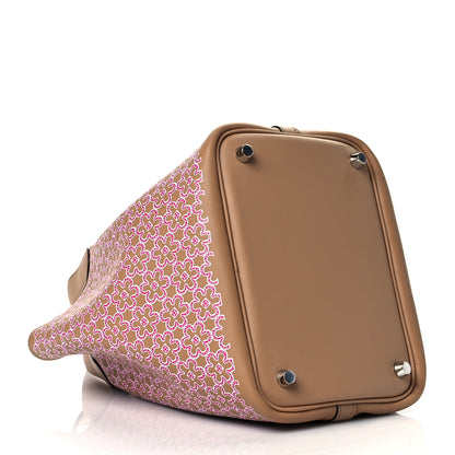 Hermes Swift Lucky Daisy Picotin Lock 18 PM Chai Rose White 3 of 10