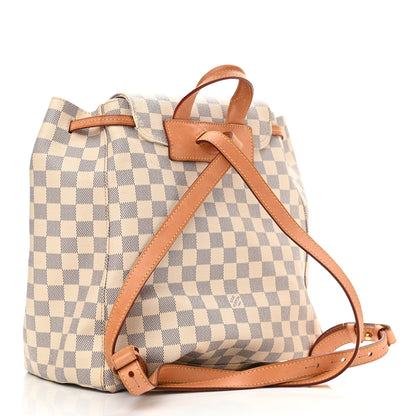 Louis Vuitton Damier Azur Sperone Backpack 3 of 10