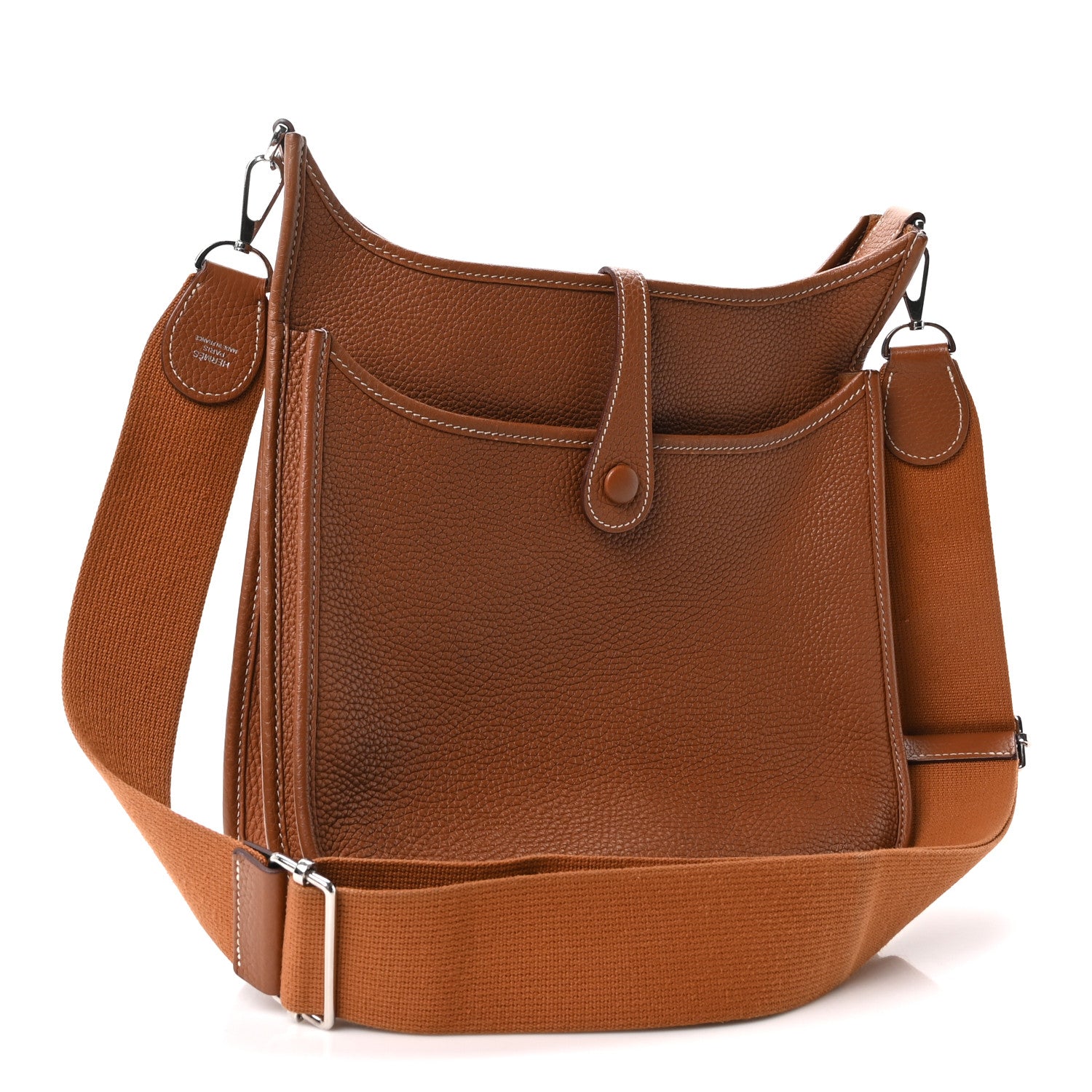Hermes Taurillon Clemence Evelyne III PM Gold 3 of 11