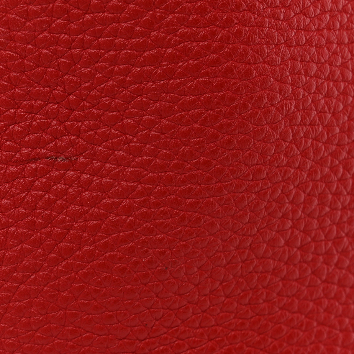 Pebbled Calfskin Large Soho Hobo Tabasco Red