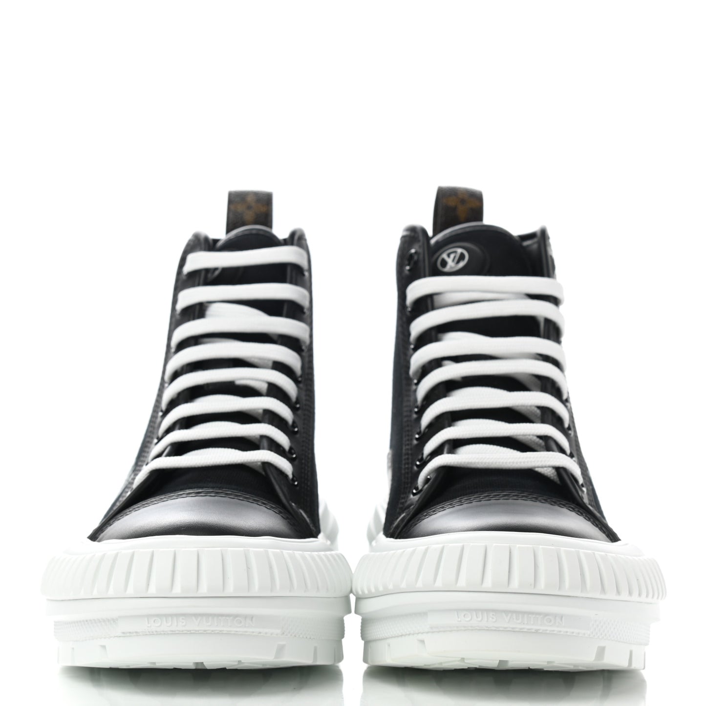 Canvas LV Squad Sneaker Boots 38 Black