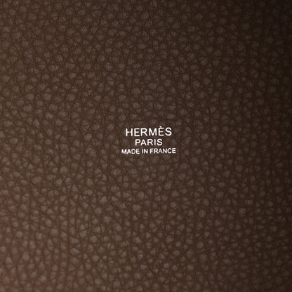 Hermes Taurillon Clemence Picotin Lock 18 PM Etoupe 6 of 12