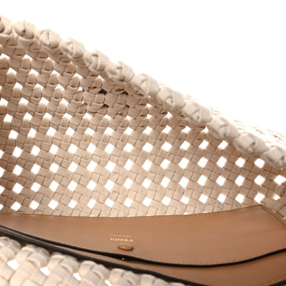 Fendi Canvas Woven Baguette Beige 5 of 9