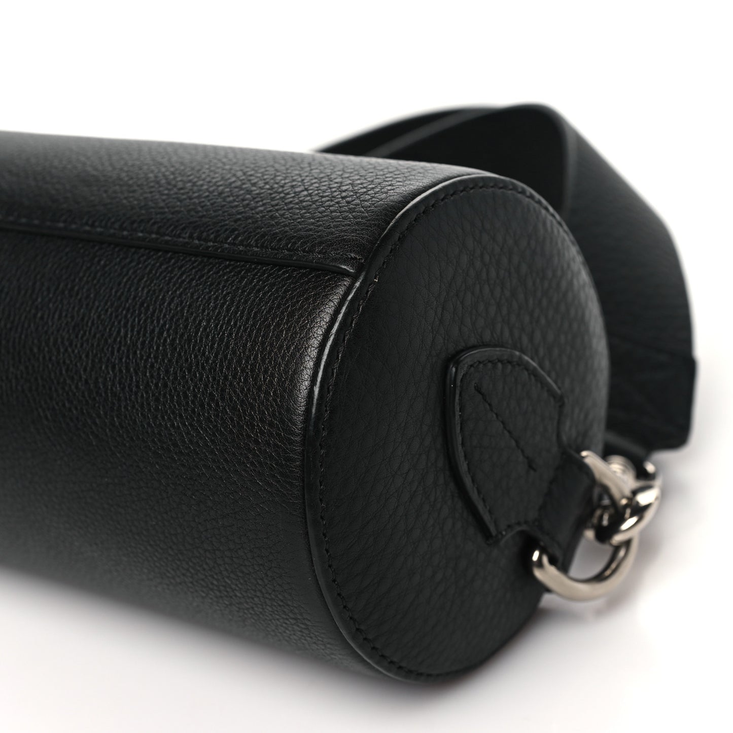 Calfskin The Barrel Bag Black