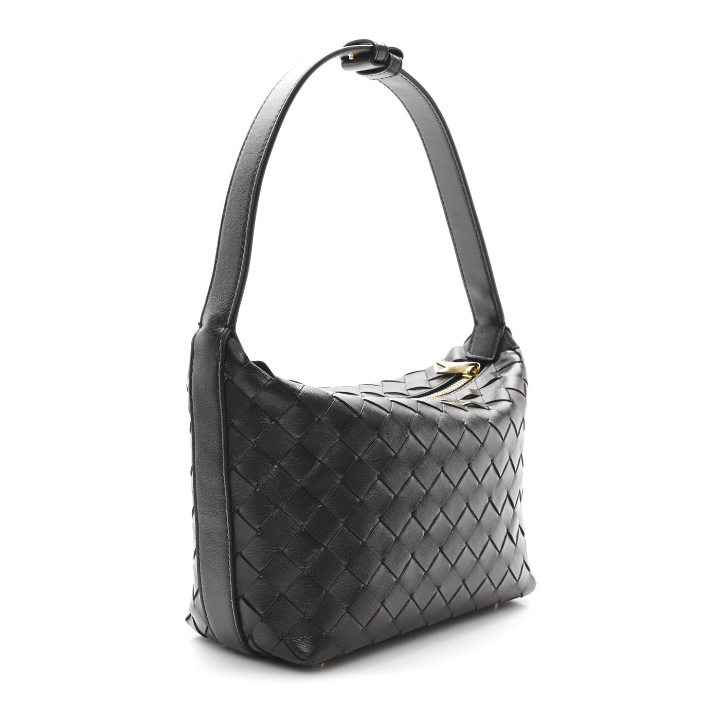 Calfskin Nappa Intrecciato Mini Wallace Fondant
