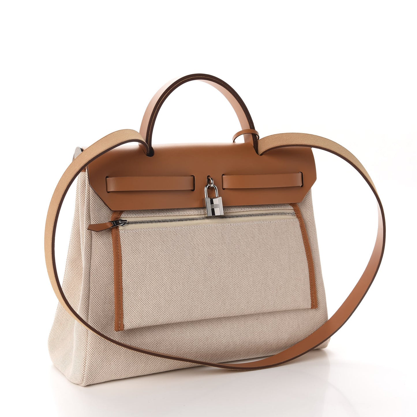 Vache Hunter Toile Pegase Pop Herbag Zip Retourne 31 PM Capucine Ecru