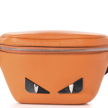 Fendi Cuoio Romano Metal Bug Eyes Kids Belt Bag Orange 10 of 10