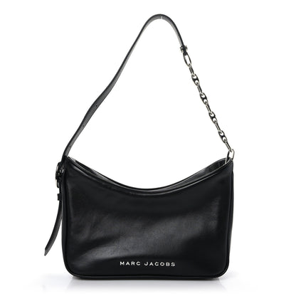 Marc Jacobs Calfskin Tempo Baguette Shoulder Bag Black 1 of 9