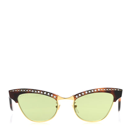 Gucci Clubmaster Cat Eye Sunglasses GG0153S Black 2 of 9