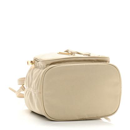Prada Re-Nylon Saffiano Duet Bucket Crossbody Bag Deserto 4 of 10
