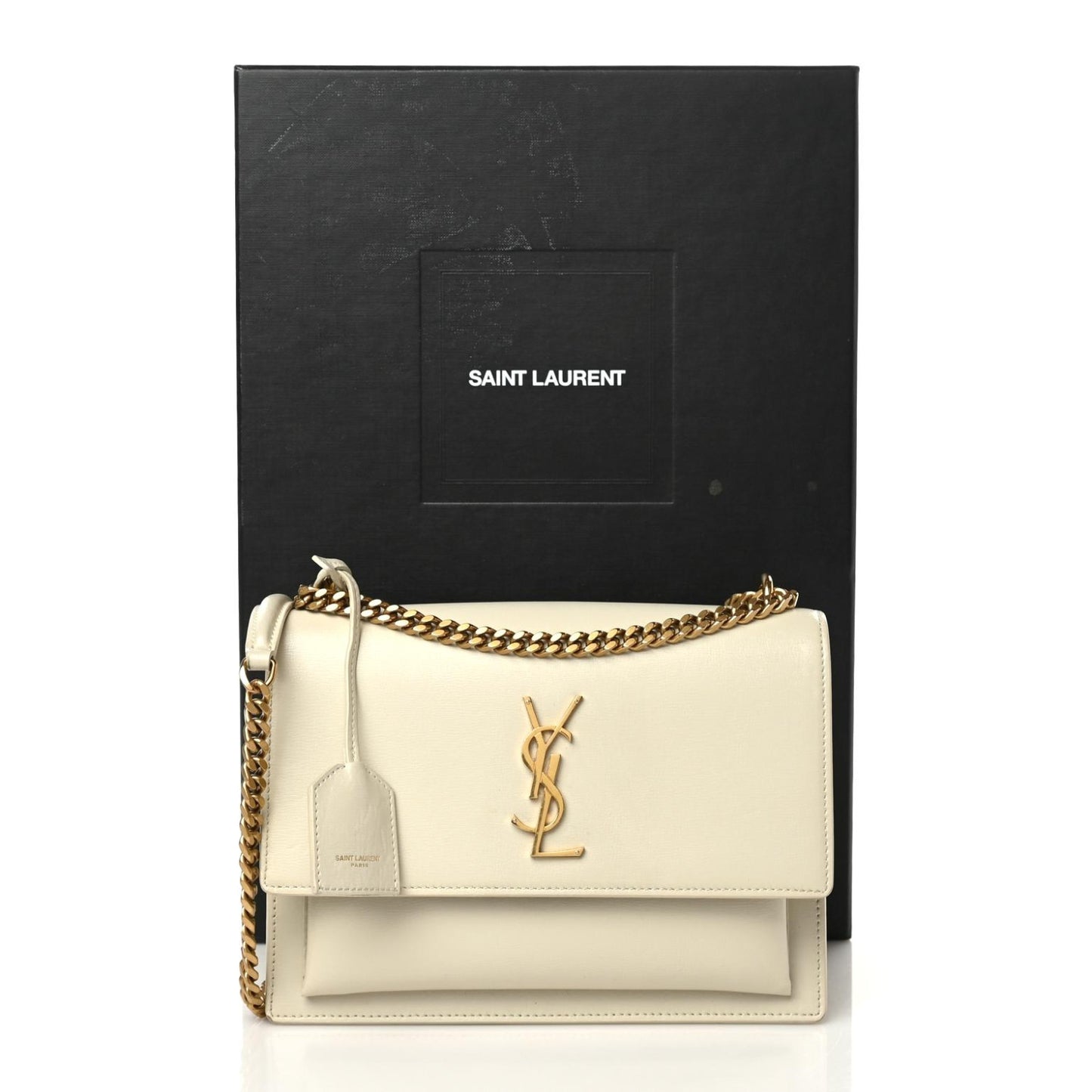 Calfskin Medium Monogram Sunset Blanc Vintage