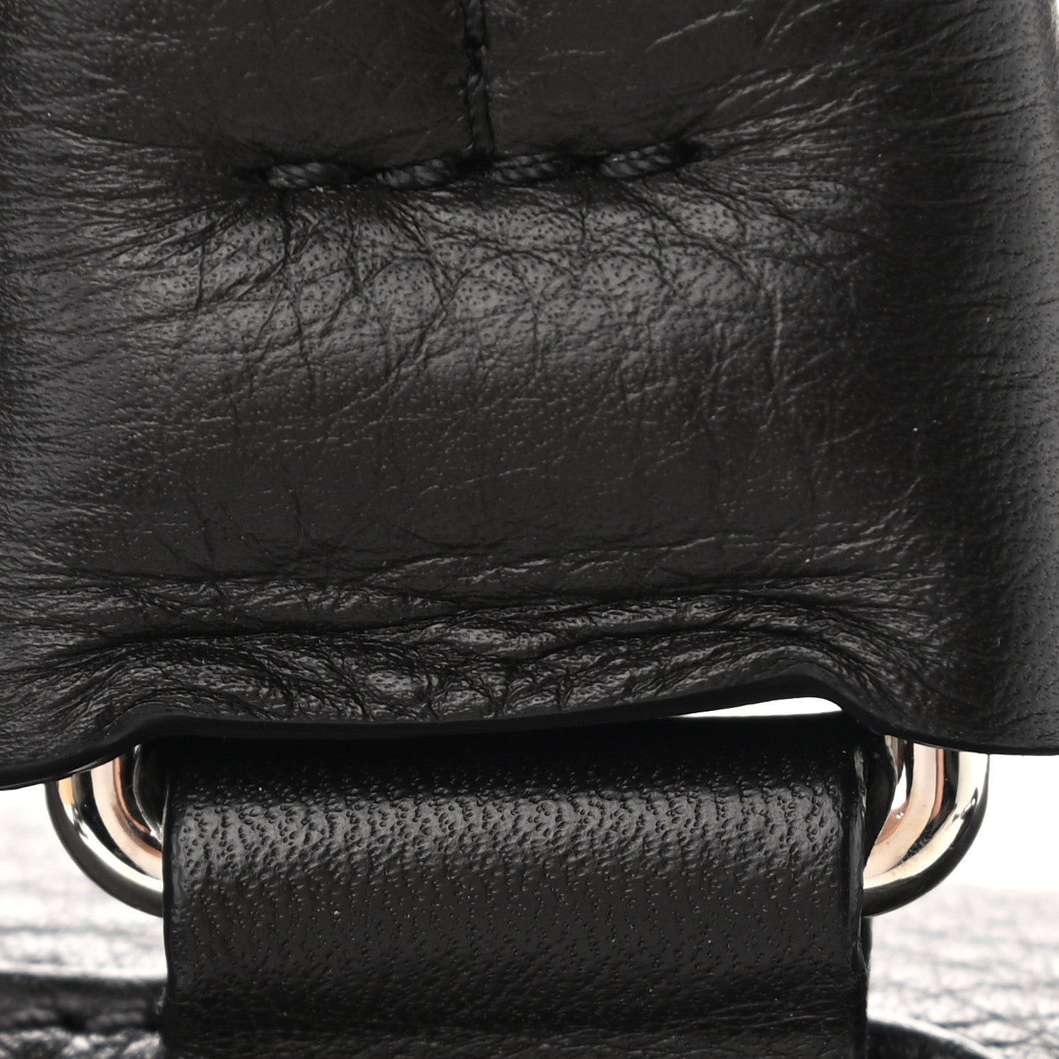 Givenchy Pebbled Calfskin Small Pandora Pure Flap Bag Black 12 of 18