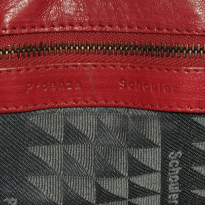 Proenza Schouler Leather PS1 Mini Pouch Messenger Bag Burgundy 6 of 8