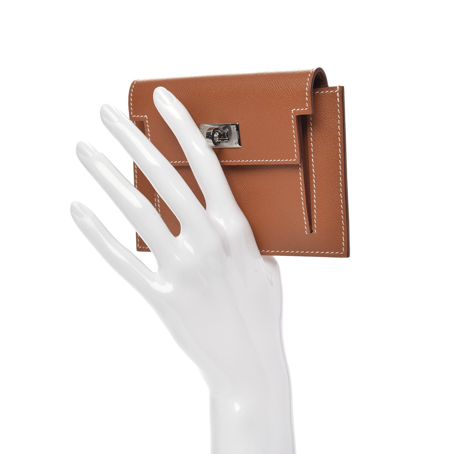Epsom Kelly Pocket Compact Wallet Gold