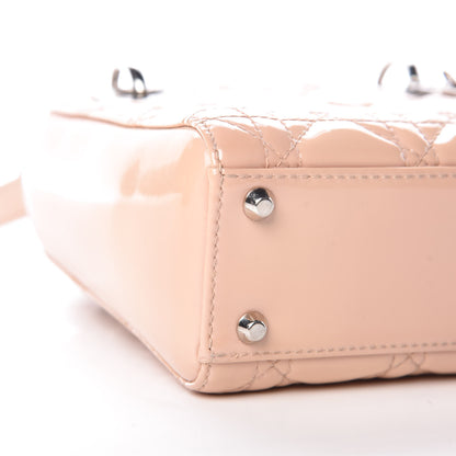 Christian Dior Patent Cannage Mini Lady Dior Light Pink 5 of 11