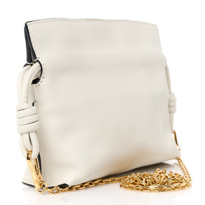 Loewe Calfskin Nano Flamenco Knot Clutch Soft White 3 of 11