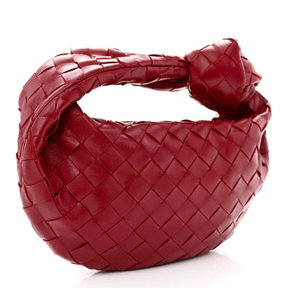 Bottega Veneta Nappa Intrecciato Mini Jodie Dark Red 3 of 10