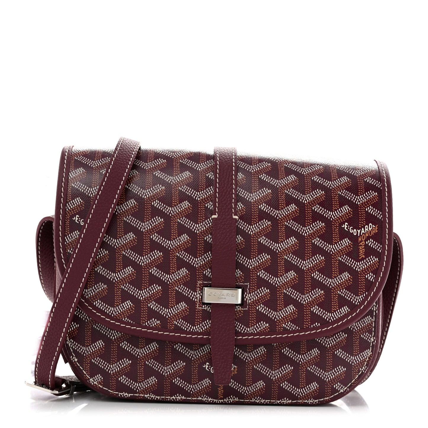 Goyardine Belvedere II PM Messenger Bag Bordeaux Bordeaux