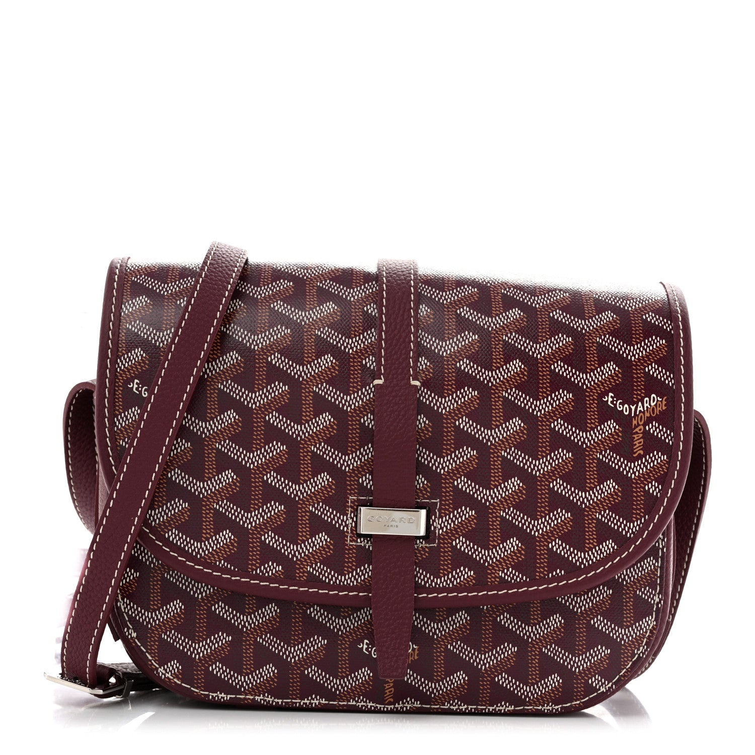Goyard Goyardine Belvedere II PM Messenger Bag Bordeaux Bordeaux 1 of 11